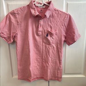 Johnie-O Polo Shirt with Short Sleeves and Lightweight Fabric